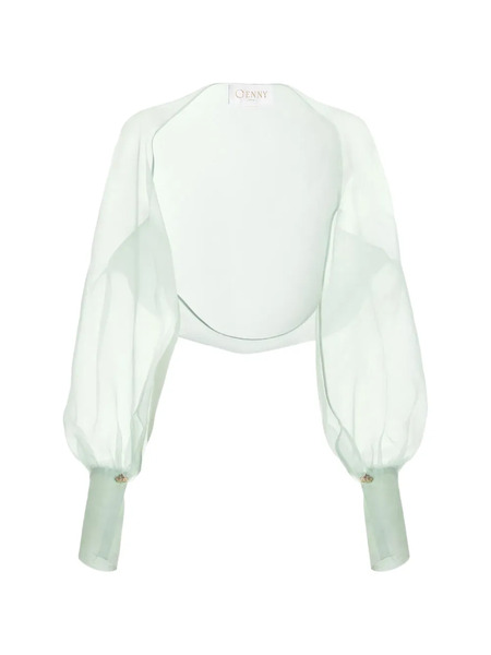  Genny Silk Bolero Jacket - Green 