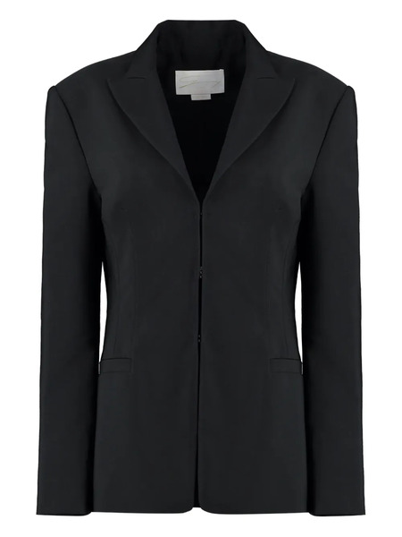  Genny Single-breasted Blazer - Black 