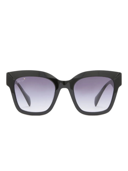  Genny Square Sunglasses - Black 