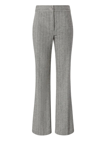  Genny Stripe-pattern Trousers - Grey 