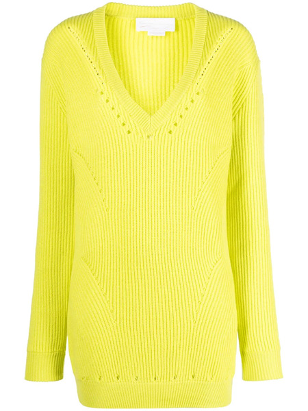  Genny V-neck Wool Jumper - Green 