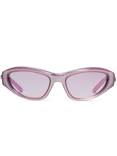  Gentle Monster Biker-style Frame Sunglasses - Pink 
