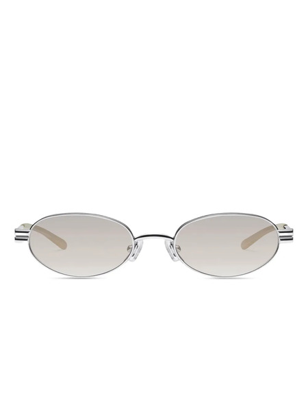  Gentle Monster Lolos 02 (br) Round-frame Sunglasses - Silver 