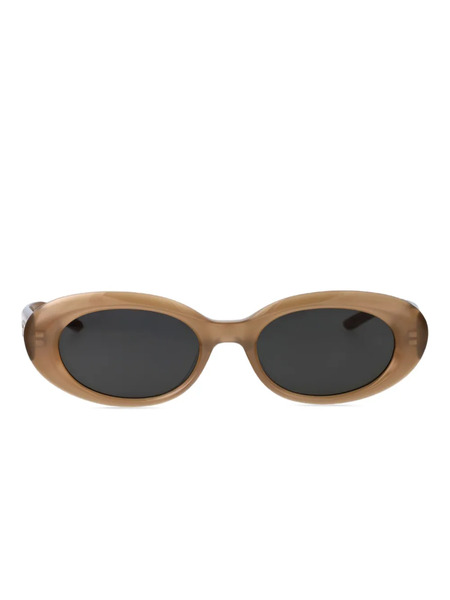  Gentle Monster Molta Oval-frame Sunglasses - Brown 
