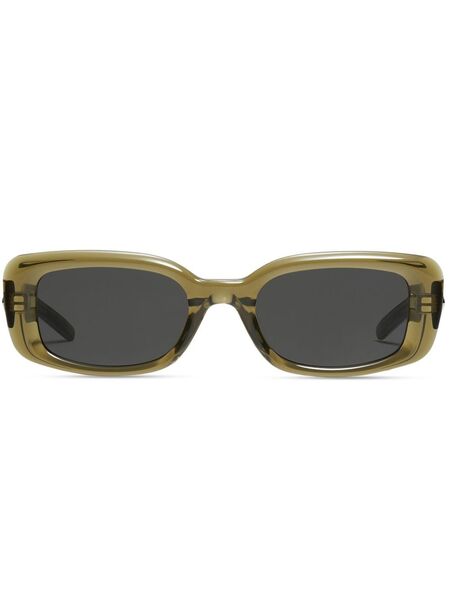  Gentle Monster Rectangular Frame Sunglasses - Green 