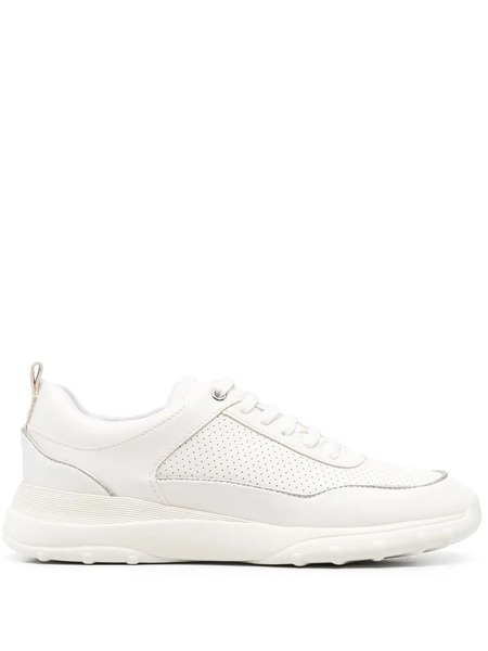  Geox Alleniee Leather Sneakers - Neutrals 