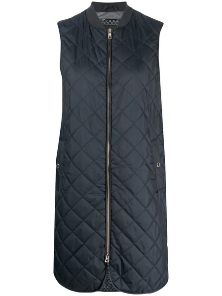  Geox Asheely Quilted Gilet - Blue 