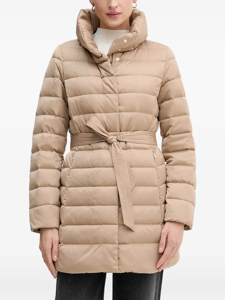  Geox Bettanie Uilted Belted Coat - Neutrals 