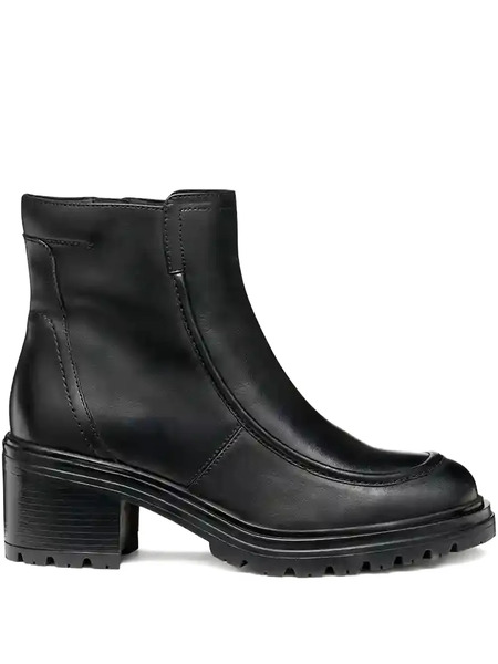  Geox Block-heel Ankle Boots - Black 