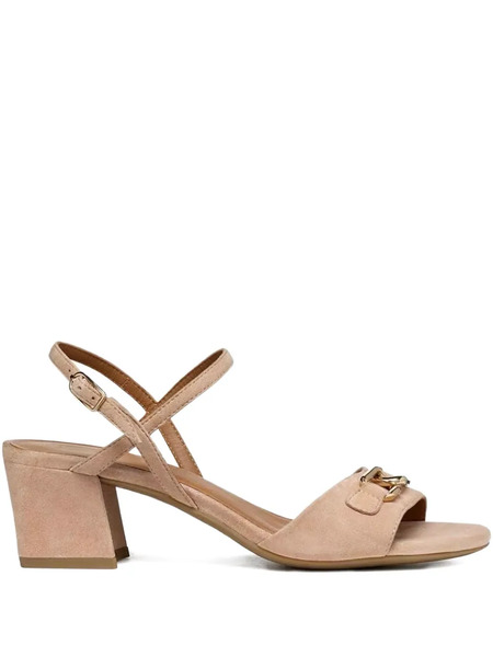  Geox Block-heel Buckled Sandals - Neutrals 