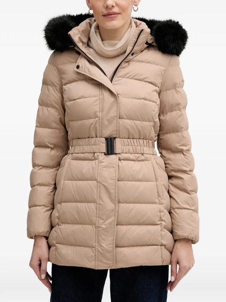  Geox Catria Hooded Puffer Jacket - Neutrals 