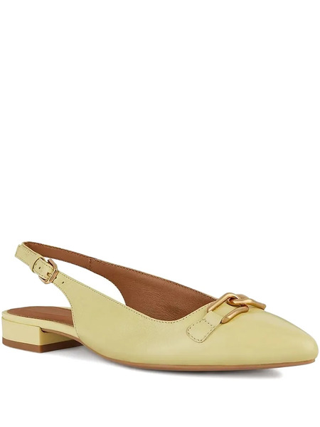  Geox Charyssa Slingback Flat Pumps - Yellow 