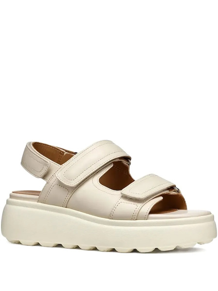  Geox Double-strap Platform Sandals - Neutrals 
