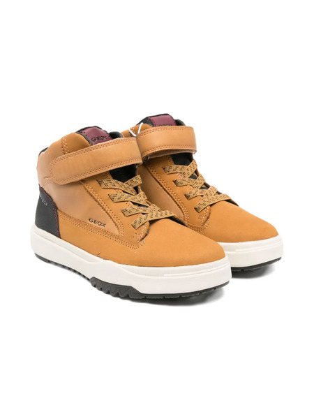  Geox Kids Bunshee Strap-lace Boots - Brown 
