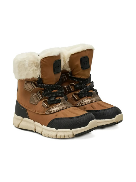  Geox Kids Flexyper Snow Boots - Brown 