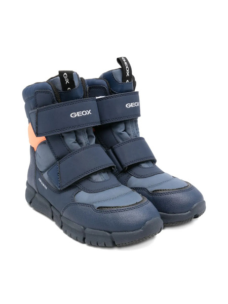  Geox Kids Flexyper Strap Booties - Blue 