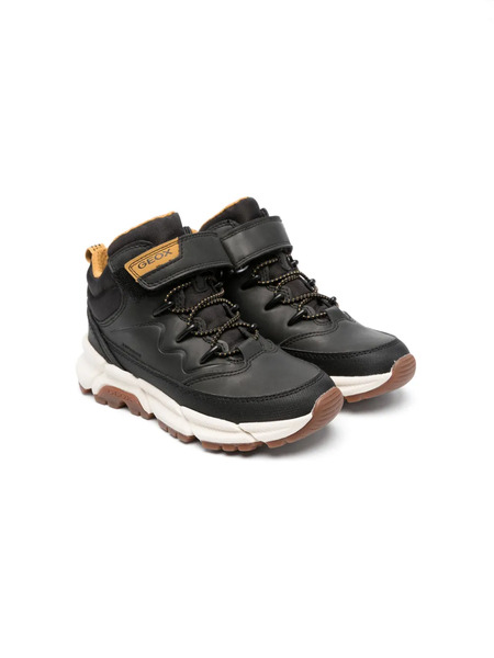  Geox Kids Flexyper Touch-strap Boots - Black 