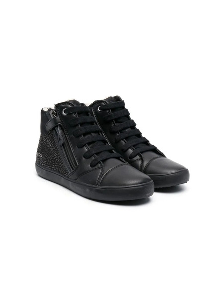  Geox Kids Gisli Side-zip Boots - Black 