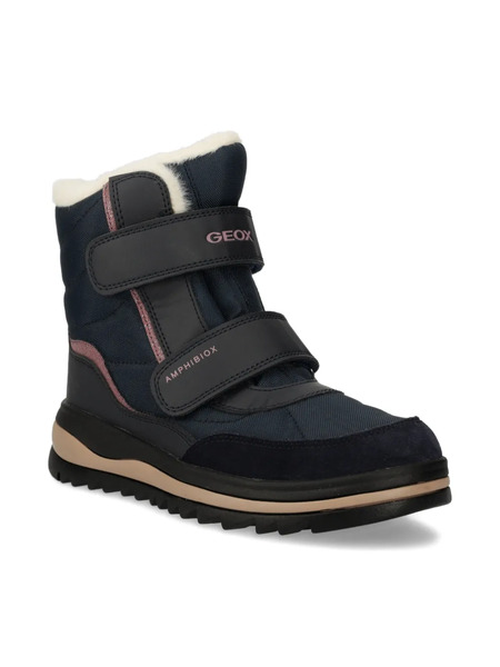  Geox Kids Hook-and-loop Strap Boots - Blue 