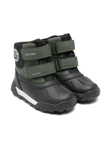  Geox Kids Touch-strap Boots - Black 