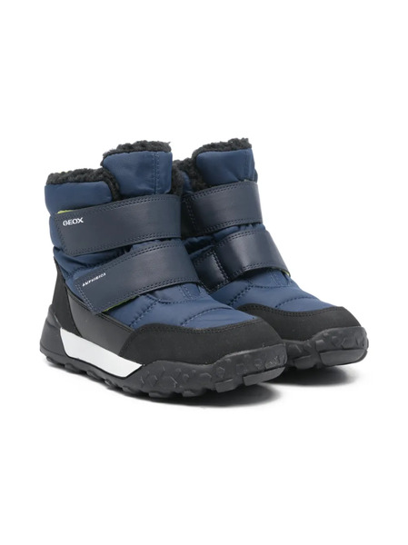  Geox Kids Trekkyup Touch-strap Boots - Blue 