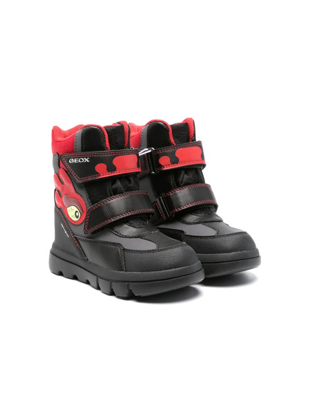  Geox Kids Willaboom Touch-strap Boots - Black 