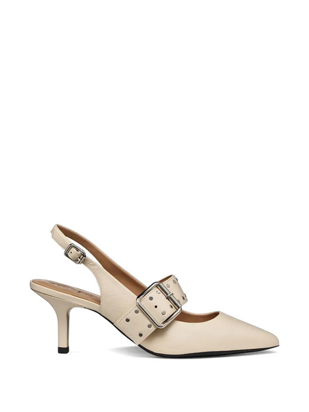  Geox Kleopy Studded Buckle Strap Pumps - Neutrals 