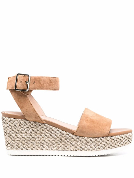  Geox 75mm Lipari Wedge Sandals - Neutrals 