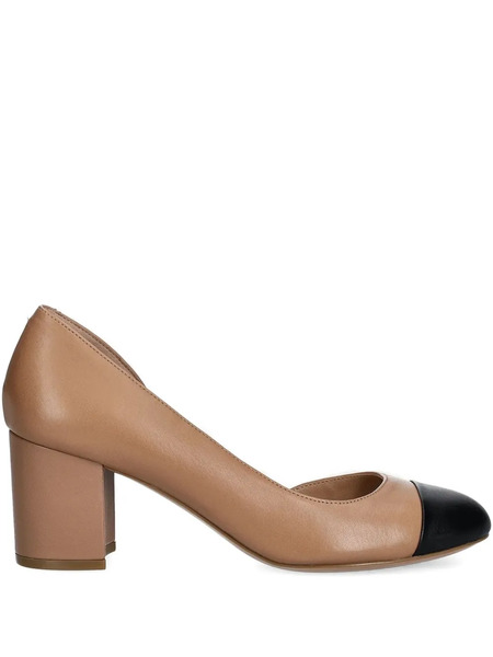  Geox 65mm Virnilisa Heeled Pumps - Neutrals 