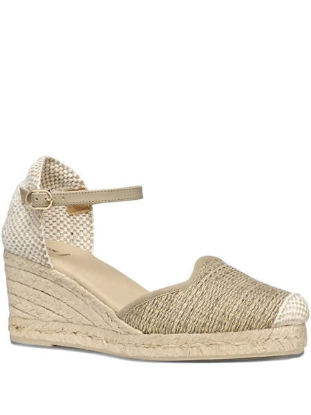  Geox 65mm Woven Ankle-strap Espadrilles - Neutrals 