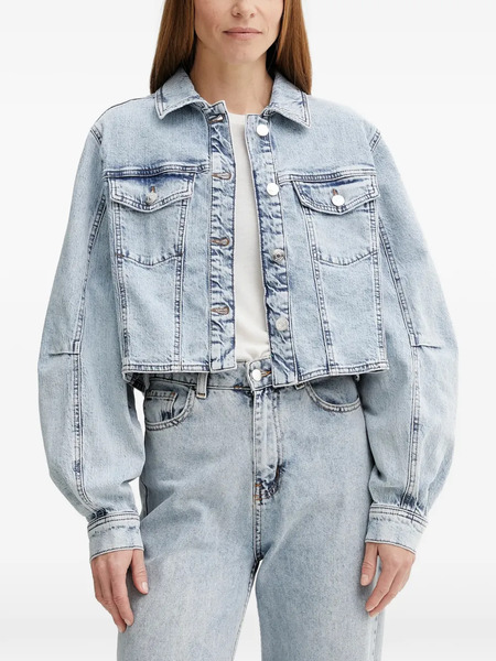  Gestuz Button-up Jacket - Blue 