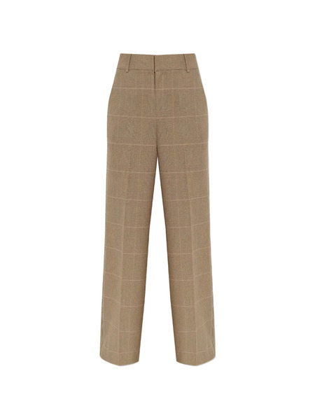  Gestuz Evaldi Check Pattern Trousers - Neutrals 