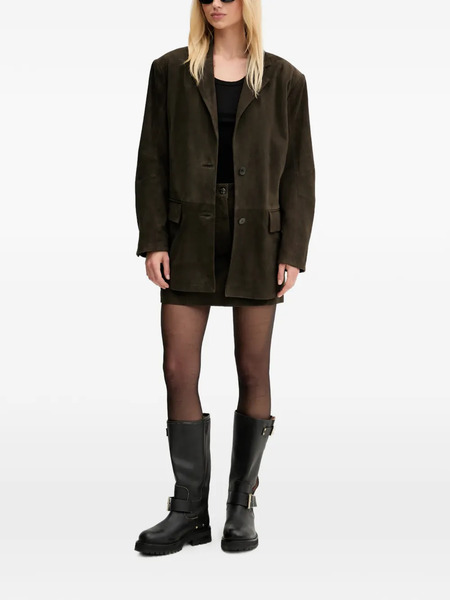  Gestuz Front-pocket Mini Skirt - Brown 