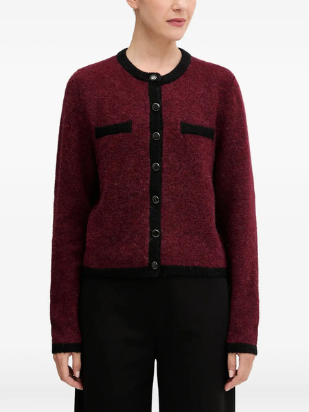  Gestuz Gzalpha Button Pocket Cardigan - Red 