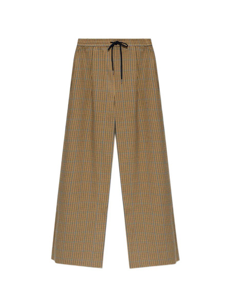  Gestuz Gzchicca Check Palazzo Pants - Brown 
