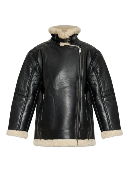  Gestuz Gzshilina Leather Jacket - Black 