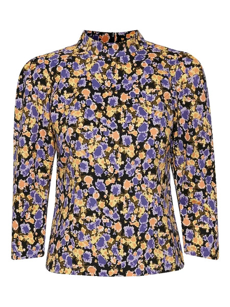  Gestuz Puff-sleeve Blouse - Yellow 