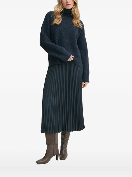  Gestuz Turtleneck Long-sleeve Sweater - Blue 