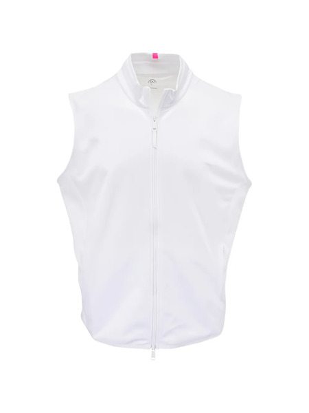  G/fore Zip Sleeveless Gilet - White 