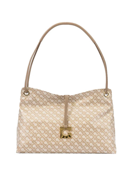 Gherardini Medium Patterned Shoulder Bag - Neutrals 