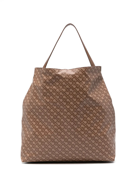  Gherardini Monogram Tote Bag - Brown 