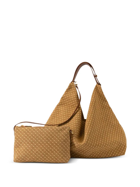  Gherardini Patterned Top-handle Shoulder Bag - Neutrals 