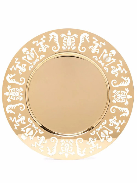  Ghidini 1961 Perished Open-work Tray - Gold 