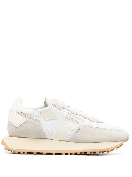  GhŌud Logo-debossed Low-top Sneakers - White 