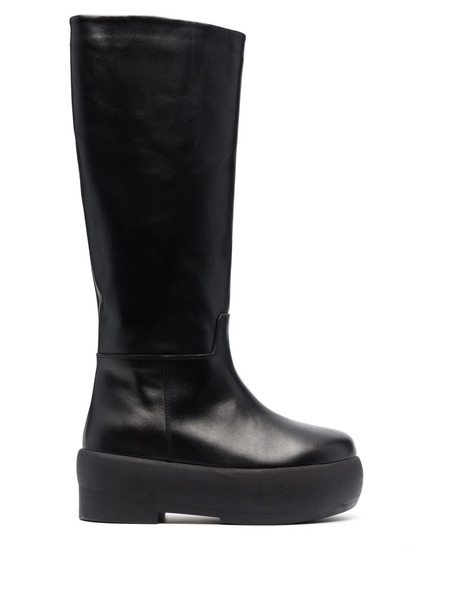  Giaborghini Knee-length Platform 70mm Boots - Black 