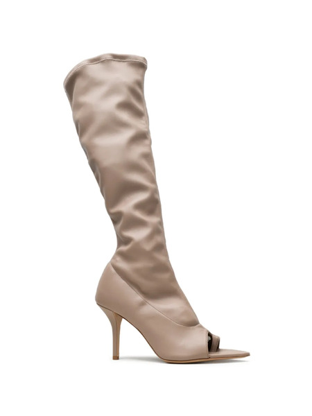  Giaborghini Open-toe Boots - Neutrals 
