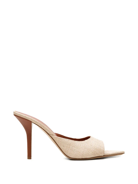  Giaborghini Raffia Point-toe Sandals - Neutrals 