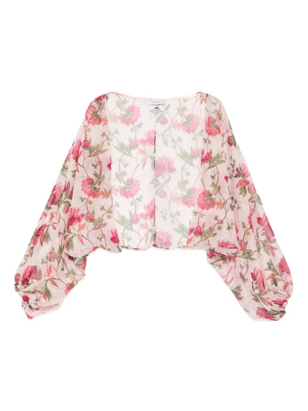  Giada Curti Floral-print Jacket - Pink 