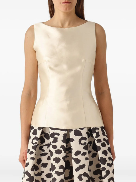  Giada Curti Sleeveless Top - Neutrals 