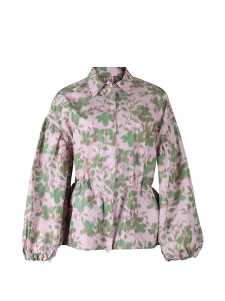  Giambattista Valli Floral-pattern Drawstring Jacket - Pink 